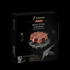 FLEXIPAN DEMARLE Moule Anti-adhésif|Moule Silicone|Moule Silicone Étoile Ø 28 cm