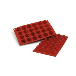 SILIKOMART Moule Silicone|Moules À Gâteaux|Moule Silicone Volcan Ø 3,9 x H 3,3 cm (x24)