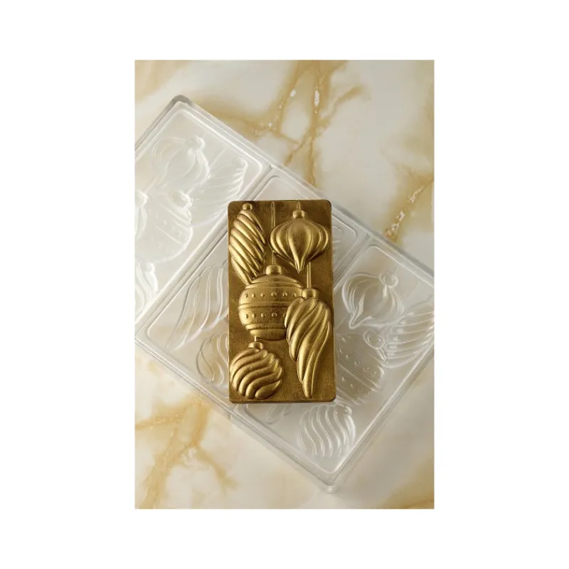 PAVONI Moules À Chocolat|Moule Tablette Chocolat Boule Noël 15,4 x 7,7 cm