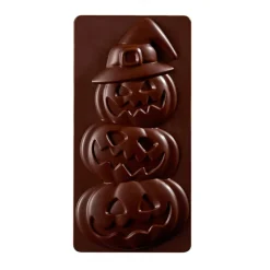 PAVONI Moules À Chocolat|Moule Tablette Chocolat Citrouille Halloween 15,4 x 7,7 cm