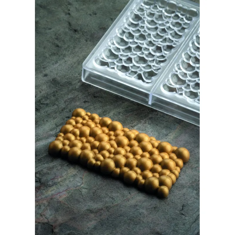 PAVONI Moules À Chocolat|Moule Tablette Chocolat Pétillant 15 x 7,7 cm x H 1,2 cm (x3)