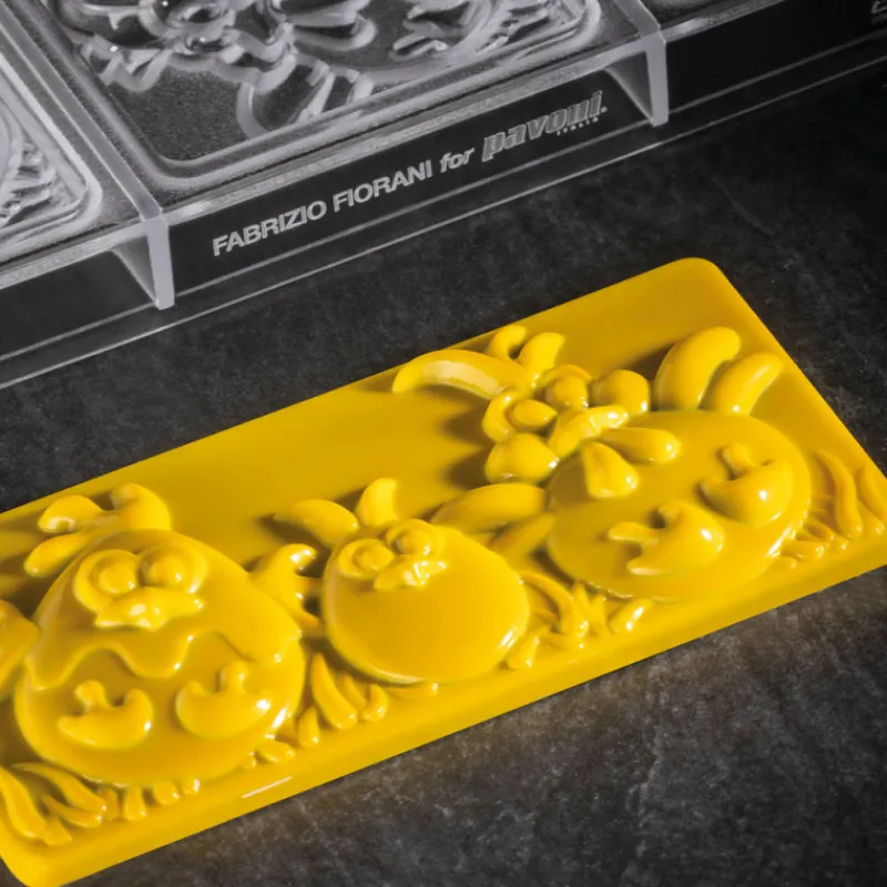 PAVONI Moules À Chocolat|Moule Tablette Chocolat Pâques 15,4 x 7,2 cm (x3)