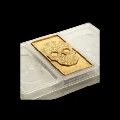 PAVONI Moules À Chocolat|Moule Tablette Chocolat Tête de Mort 15,4 x 7,7 cm