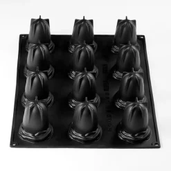 PAVONI Moule Silicone|Moule Œuf de Pâques Mono Ø 7 × H 7,2 cm (x12)