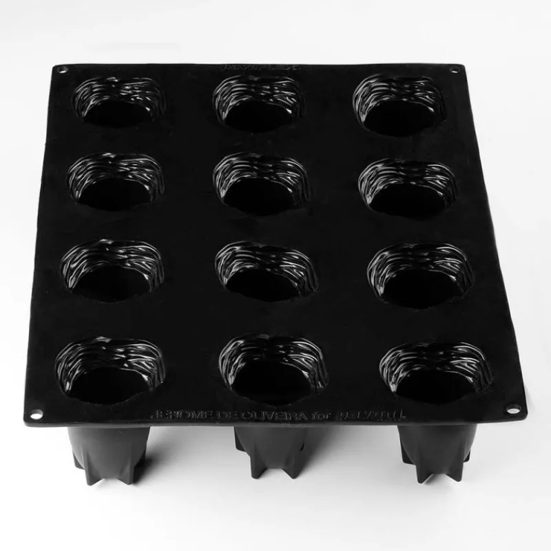 PAVONI Moule Silicone|Moule Œuf de Pâques Mono Ø 7 × H 7,2 cm (x12)