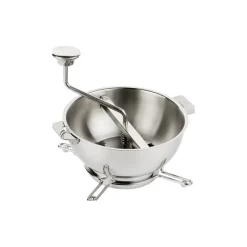 CRISTEL Presse Purée Et Moulin Légumes|Moulin à Légumes Mutine Ø 20 cm Manche Amovible Inox
