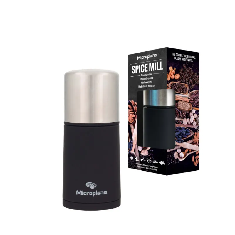 MICROPLANE Moulin|Moulin à Épices 2 en 1 Specialty Inox