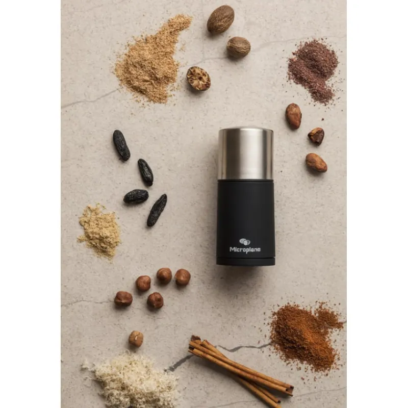 MICROPLANE Moulin|Moulin à Épices 2 en 1 Specialty Inox