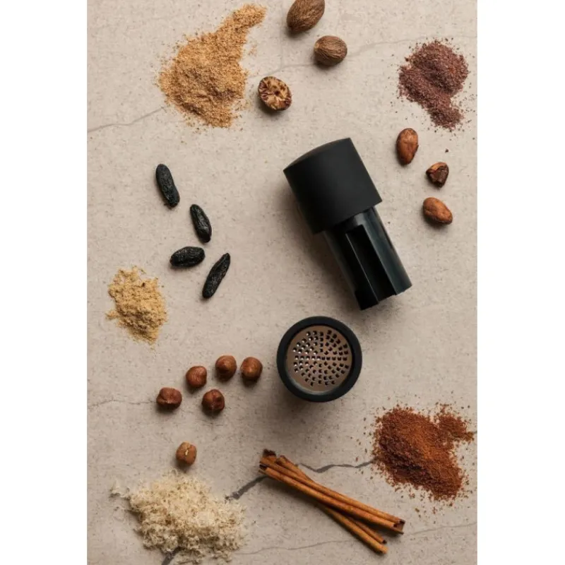 MICROPLANE Moulin|Moulin à Épices 2 en 1 Specialty Noir