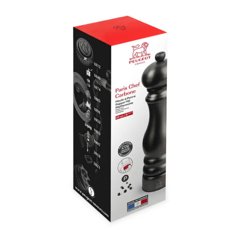 PEUGEOT Moulin|Moulin à Poivre Paris Chef U'Select 22 cm Carbone