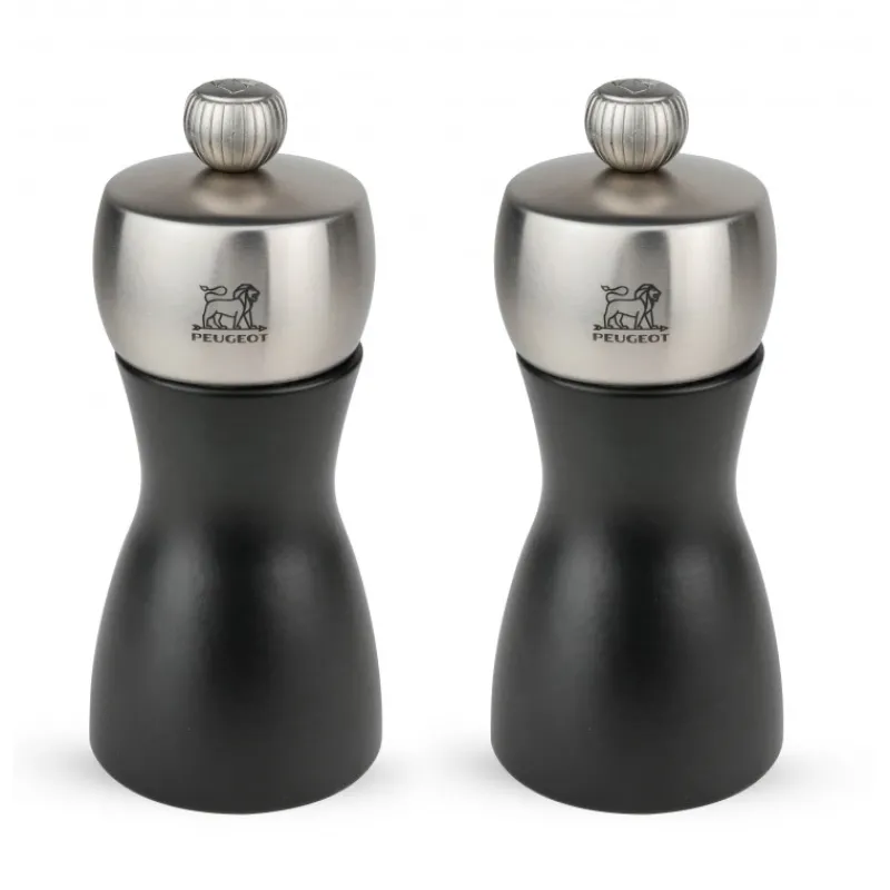 PEUGEOT Moulin|Moulin à Sel Fidji 12 cm Noir-Inox