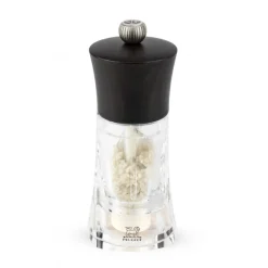 PEUGEOT Moulin|Moulin à Sel Humide Oléron 14 cm Transparent-Chocolat