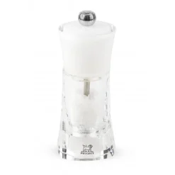 PEUGEOT Moulin|Moulin à Sel Molène 14 cm Transparent et Blanc