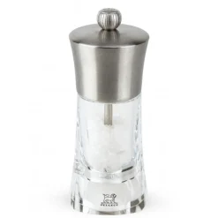PEUGEOT Moulin|Moulin à Sel Ouessant 14 cm Transparent-Inox