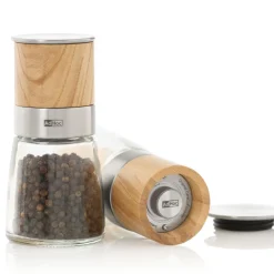 ADHOC Moulin|Moulin Universel Céramique Réglable Bois Ø 6,5 cm x H 13,5 cm