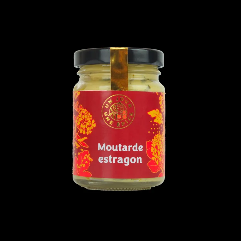 UN JOUR UNE EPICE Moutarde|Moutarde à l'Estragon 100 g Un Jour Une Épice