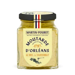 MARTIN POURET Moutarde|Moutarde d'Orléans Miel et Chardonnay 200g