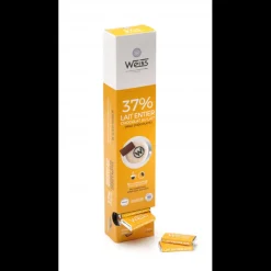 WEISS Chocolats À Offrir|Confiserie|Napolitain Chocolat au Lait Entier 37% 180 g