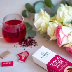 WEISS Chocolats À Offrir|Napolitain Chocolat Blanc Rouge Baiser 29% 180 g