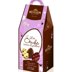 REVILLON Confiserie|Oeufs Chocolat Lait et Noir Fourrés Assortiment 190g Révillon