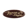 FLORENSUC Décoration Comestible|Ovale Joyeuses Pâques 52x20 mm (x140)