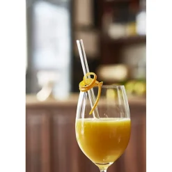 CUISINEADDICT Accessoires Bar|Paille Réutilisable en Verre 20cm droite x4 HALM