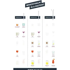 CUISINEADDICT Accessoires Bar|Paille Réutilisable en Verre 20cm droite x4 HALM