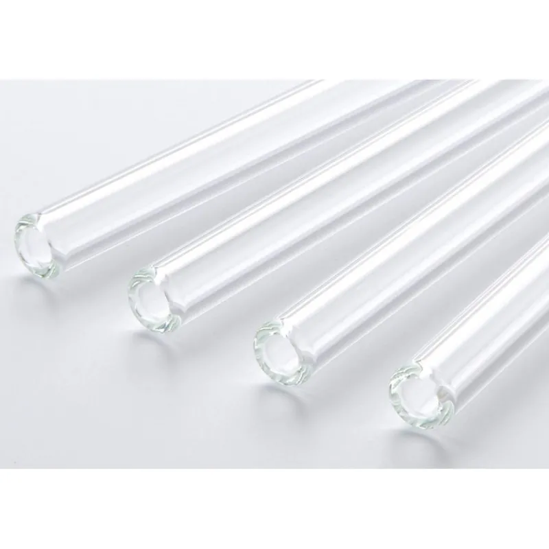 CUISINEADDICT Accessoires Bar|Paille Réutilisable en Verre Fêtes 20cm droite x6 HALM