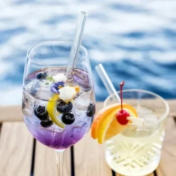 CUISINEADDICT Accessoires Bar|Paille Réutilisable en Verre 20cm droite x6 HALM