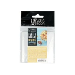 PATISDECOR Emballage Alimentaire|Papier Doré pour Emballage Bonbon Patisdécor (x50)
