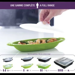 MASTRAD Papillotes En Silicone|Papillote en Silicone Minute Individuelle - Lot de 2 Vertes