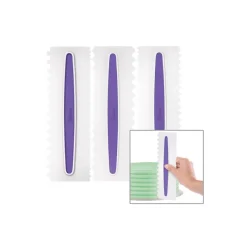 WILTON Ustensiles Décor Gâteau|Peigne pour Glaçage 22.8x7.6 cm (x3)