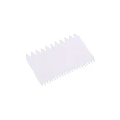 MALLARD FERRIERE Ustensiles Décor Gâteau|Peigne Rectangulaire en Plastique pour Décoration