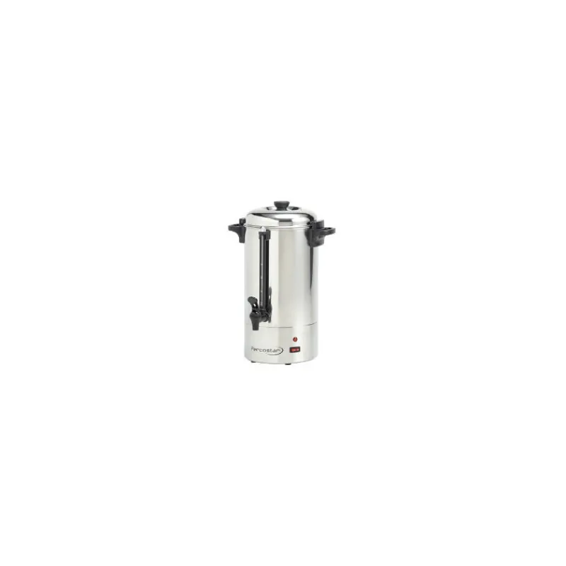 CUISINEADDICT Cafetière|Percolateur 6.5 Litres en Acier Inoxydable