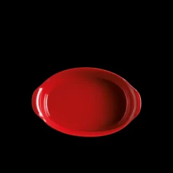 EMILE HENRY Plat De Cuisson|Petit Plat à Four Ovale en Céramique 27,5 x 17,5 cm Grand Cru