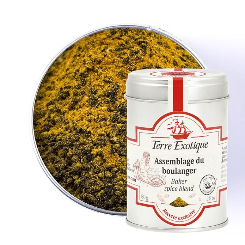 TERRE EXOTIQUE Marinade, Mélange Epices|Epices|Épices du Boulanger 80 g