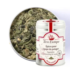 TERRE EXOTIQUE Marinade, Mélange Epices|Epices|Épices pour Soupe du Potager 50 g