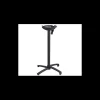 GROSFILLEX Mobilier Terrasse Restaurant|Mobilier Restaurant|Pied de Mange-Debout en Aluminium Noir X-One