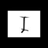 LYROSE Mobilier Terrasse Restaurant|Mobilier Restaurant|Pied de Table Base 3 Branches en Métal Noir Athena