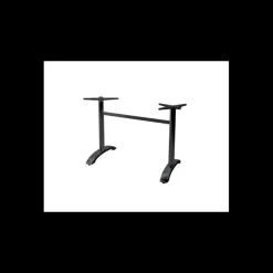 LYROSE Mobilier Terrasse Restaurant|Mobilier Restaurant|Pied de Table Double en Métal Noir Athena