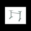LYROSE Mobilier Terrasse Restaurant|Mobilier Restaurant|Pied de Table Double en Métal Gris Aluminium Athena