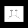 GROSFILLEX Mobilier Terrasse Restaurant|Mobilier Restaurant|Pied de Table Double Gris Platinium X 2.0