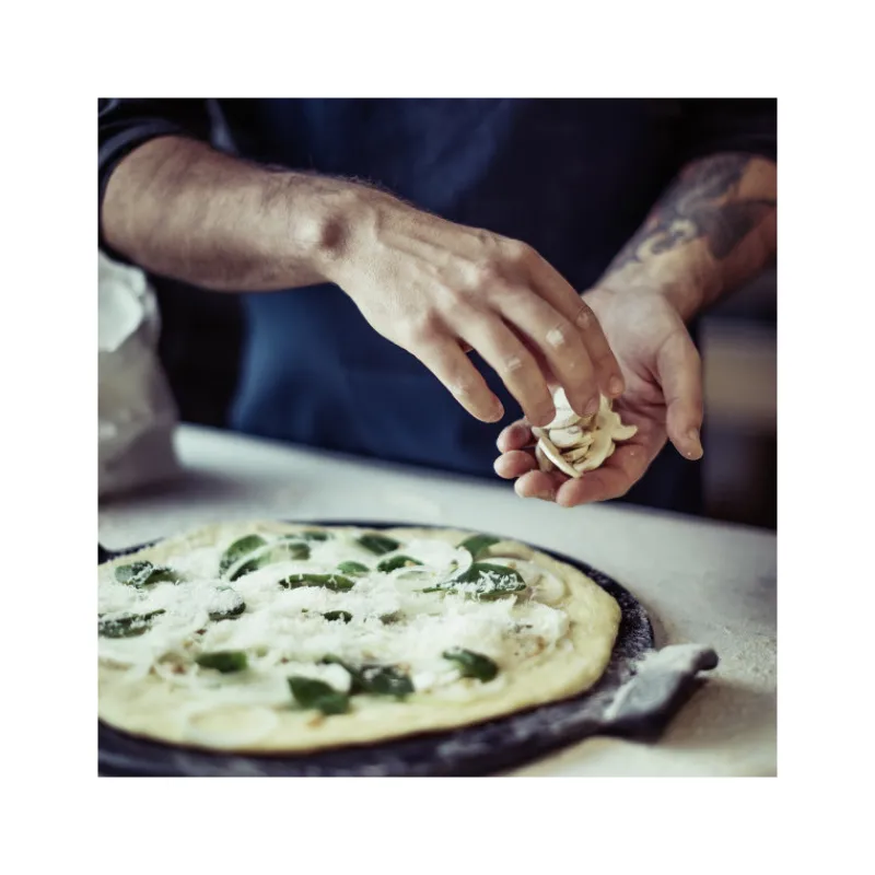 EMILE HENRY Plat De Cuisson|Pierre à Pizza Fusain 36 cm