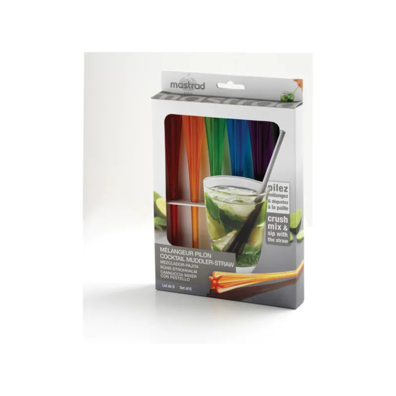 MASTRAD Accessoires Bar|Pilon - Mélangeur (x6)