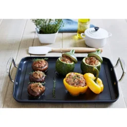 LE CREUSET Grills|Plancha géante fonte d'aluminium 34 x 25 cm