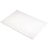 COMAS Planches À Découper|Planche à Découper 40x30 cm H 2cm Polyéthylène Blanc