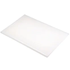 COMAS Planches À Découper|Planche à Découper 50x30 cm H 2cm Polyéthylène Blanc