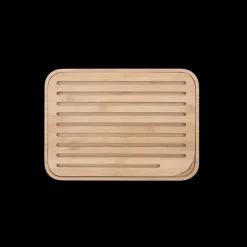 PEBBLY Planches À Découper|Planche à Pain en Bambou 36 x 26 cm