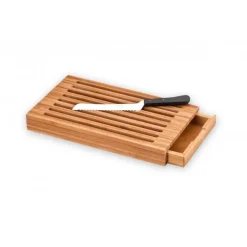 DEGLON Planches À Découper|Planche à Pain Ramasse Miettes 41,2 x 22,8 cm Acacia Déglon