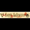 FLORENSUC Décoration Comestible|Plaquette Chocolat Happy Halloween 13 x 2,5 cm (x48)